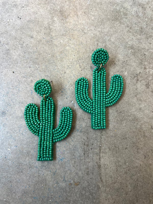 Stay Sharp Cactus Earrings
